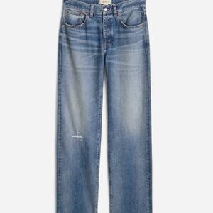 Madewell The Dean Easy Straight Denim Jeans